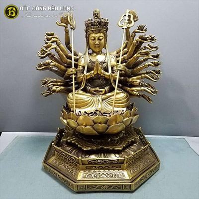  Tượng Đồng Thiên Thủ Thiên Nhãn cao 4 tấc ( 42 cm ) ở Sài Gòn TPHCM