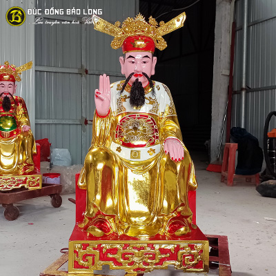 Tượng Đồng Đệ Tam Thoải Phủ sơn son thếp vàng cao 9 tấc ( 90 cm ) ở Sài Gòn TPHCM