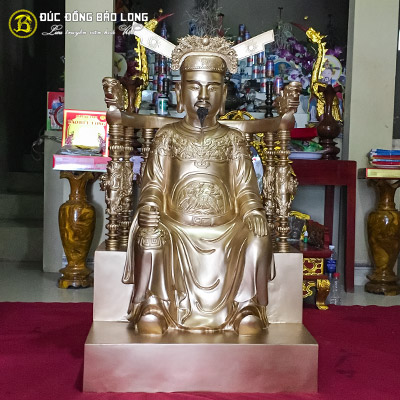 Tượng Đồng Đức Thánh Trần Triều cao trên 1m ( 1m07 ) ở Sài Gòn TPHCM