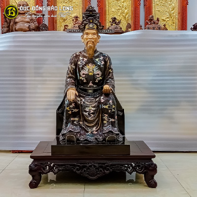 Tượng Đồng Thành Hoàng Làng Khảm Tam Khí cao gần 1m ( 97 cm ) ở Sài Gòn TPHCM