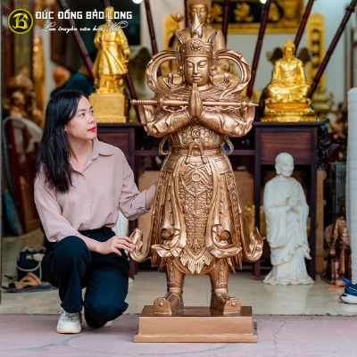 Tượng Đồng Vi Đà Hộ Pháp cao trên 1m ( 1m35 ) ở Sài Gòn TPHCM