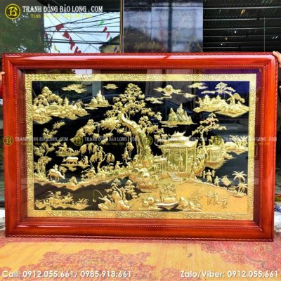 Tranh Đồng Quê Mạ Vàng Tại Sài Gòn TPHCM