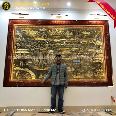 Báo Giá Tranh Đồng Quê Bằng Đồng Tại Sài Gòn TPHCM