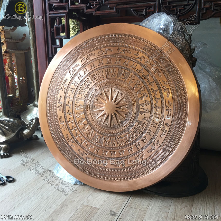 Mặt Trống Đồng Ngọc Lũ Tinh Xảo 81cm tại Sài Gòn TPHCM