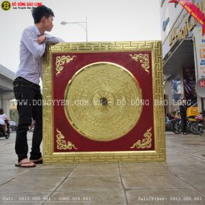 Tranh Mặt Trống Đồng Liền Khung 1m27 cho chị Nhan Hạ Long