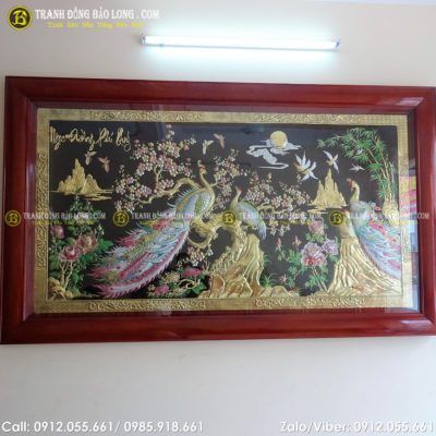 Tranh Ngọc Đường Phú Qúy Bằng Đồng tại Sài Gòn TPHCM