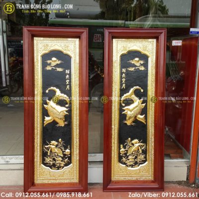 Báo Giá Tranh Lý Ngư Vọng Nguyệt Bằng Đồng tại Sài Gòn TPHCM