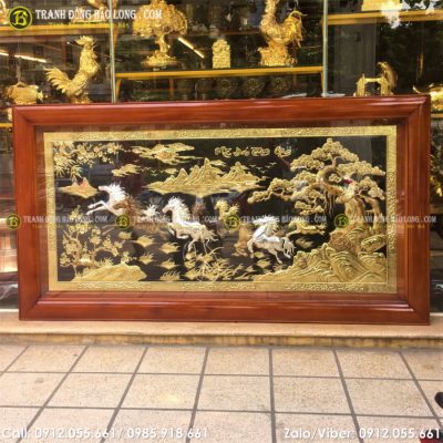 Tranh 8 Con Ngựa Bằng Đồng – Tranh Mã Đáo Thành Công tại Sài Gòn TPHCM