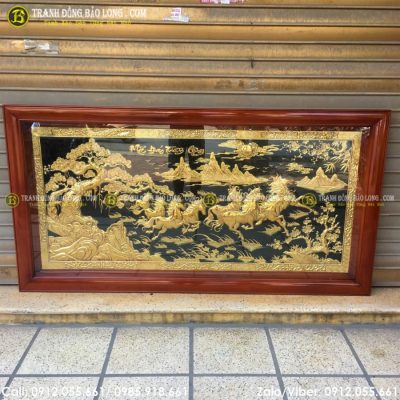 Tranh Mã Đáo Thành Công Bằng Đồng 1m55 x 81cm tại Sài Gòn TPHCM
