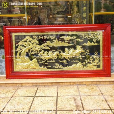 Tranh Mã Đáo Thành Công Bằng Đồng 1m76 x 89cm tại Sài Gòn TPHCM