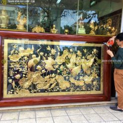 Báo Giá Tranh Sen Hạc Bằng Đồng tại Sài Gòn TPHCM