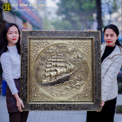 Tranh Thuận Buồm Xuôi Gió Bằng Đồng Khổ Vuông 90cm tại Sài Gòn TPHCM