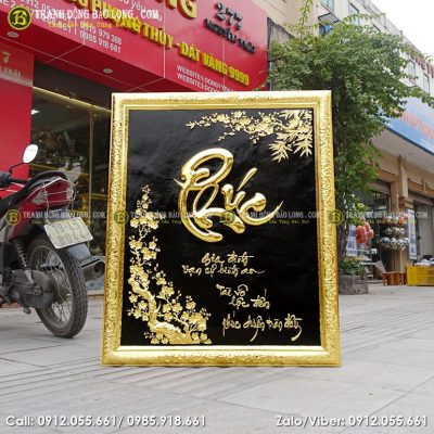 Tranh Chữ Phúc Bằng Đồng 1m07 tại Sài Gòn TPHCM
