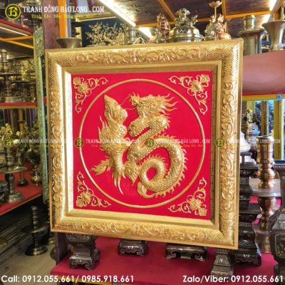 Tranh Chữ Phúc Bằng Đồng Mạ Vàng 24k tại Sài Gòn TPHCM